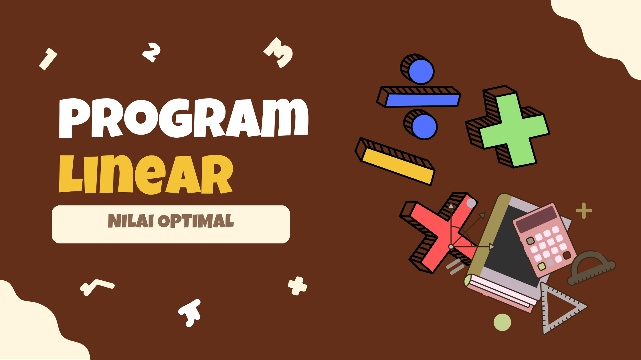 Video Pembelajaran Program Linear Bagian 1: Pemodelan Matematika 